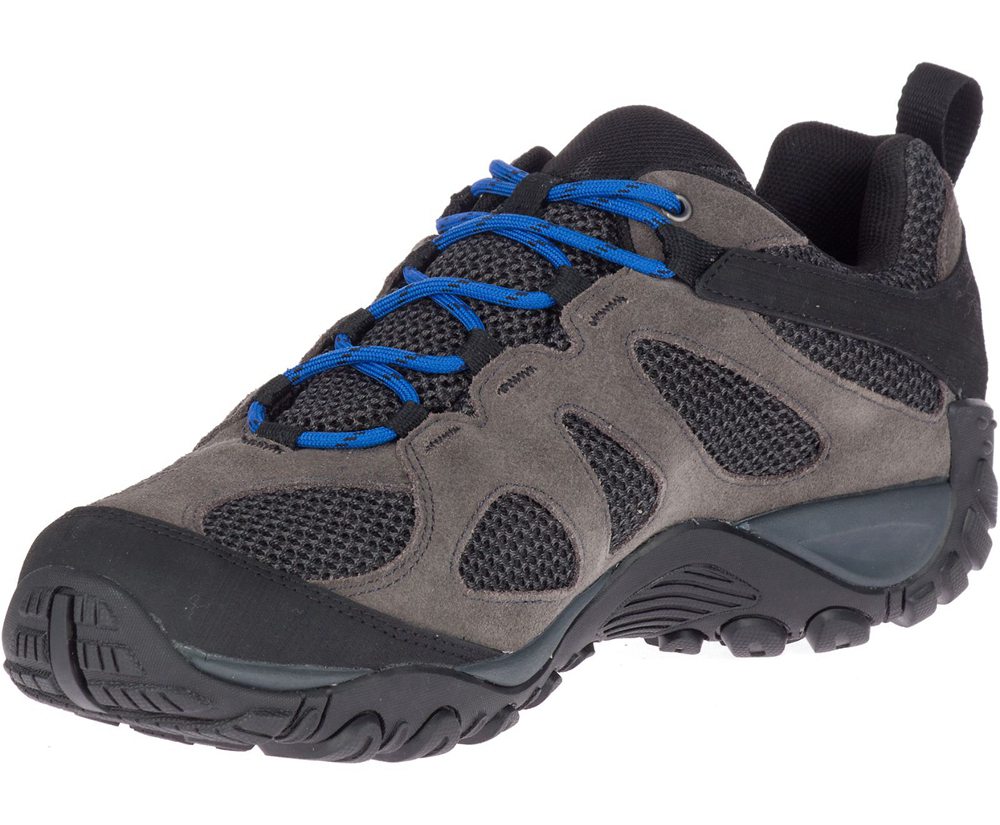 Merrell Hiking Shoes Grey - Yokota 2 Waterproof - Mens 39KOVJBXY